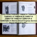 Volvo Penta TAMD61A to TAMD72WJ-A Marine Diesel Engines Service Repair Workshop Manual PDF Download