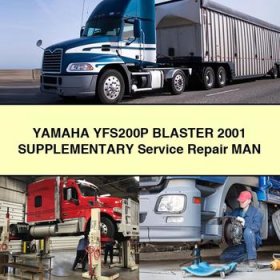 Yamaha YFS200P BLASTER 2001 SUPPLEMENTARY Service Repair MAN