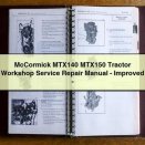 McCormick MTX140 MTX150 Tractor Workshop Service Repair Manual - Improved - Download PDF