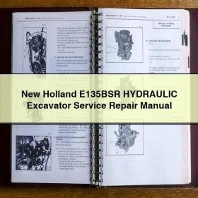 New Holland E135BSR HYDRAULIC Excavator Service Repair Manual