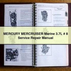 MERCURY MERCRUISER Marine 3.7L # 8 Service Repair Manual PDF Download