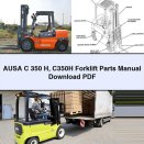 AUSA C 350 H C350H Forklift Parts Manual