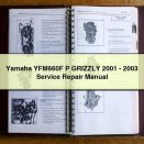 Yamaha YFM660F P GRIZZLY 2001-2003 Service Repair Manual