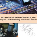 HP LaserJet Pro 200 color MFP M276 Full: Repair Troubleshooting & Parts List Manual