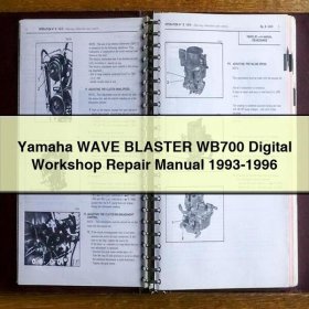 Yamaha WAVE BLASTER WB700 Digital Workshop Repair Manual 1993-1996