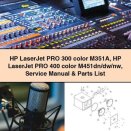 HP LaserJet PRO 300 color M351A HP LaserJet PRO 400 color M451dn/dw/nw Service Repair Manual & Parts List