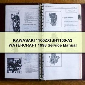 KAWASAKI 1100ZXI JH1100-A3 WATERCRAFT 1998 Service Repair Manual