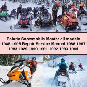 Polaris Snowmobile Master all models 1985-1995 Repair Service Manual 1986 1987 1988 1989 1990 1991 1992 1993 1994 PDF Download