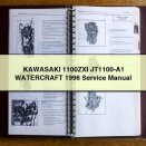 KAWASAKI 1100ZXI JT1100-A1 WATERCRAFT 1996 Service Repair Manual