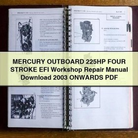MERCURY OUTBOARD 225HP FOUR STROKE EFI Workshop Repair Manual 2003 ONWARDS