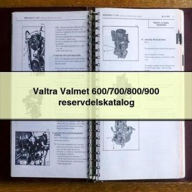 Valtra Valmet 600/700/800/900 Ersatzteilkatalog