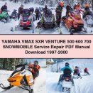 Yamaha VMAX SXR Venture 500 600 700 Snowmobile Service Repair Manual 1997-2000