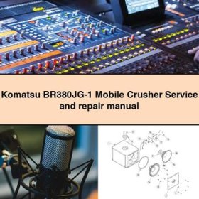 Komatsu BR380JG-1 Mobile Crusher Service and Repair Manual