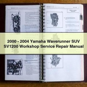 2000-2004 Yamaha Waverunner SUV SV1200 Workshop Service Repair Manual