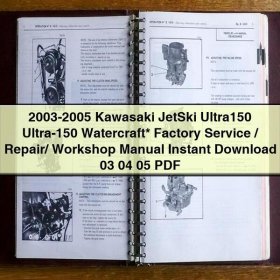 2003-2005 Kawasaki JetSki Ultra150 Ultra-150 Watercraft Factory Service/Repair/ Workshop Manual 03 04 05