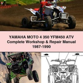 Yamaha MOTO 4 350 YFM450 ATV Complete Workshop & Repair Manual 1987-1990