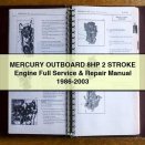 MERCURY OUTBOARD 8HP 2 STROKE Engine Full Service & Repair Manual 1986-2003