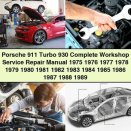 Porsche 911 Turbo 930 Complete Workshop Service Repair Manual 1975-1989