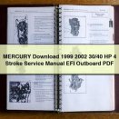 MERCURY Download 1999 2002 30/40 HP 4 Stroke Service Manual EFI Outboard PDF