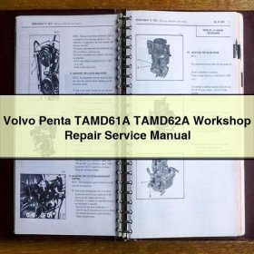 Volvo Penta TAMD61A TAMD62A Workshop Service Repair Manual