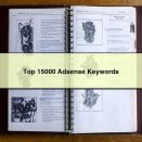 Top 15000 Adsense Keywords