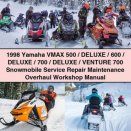 1998 Yamaha VMAX Snowmobile Service Repair Maintenance Workshop Manual