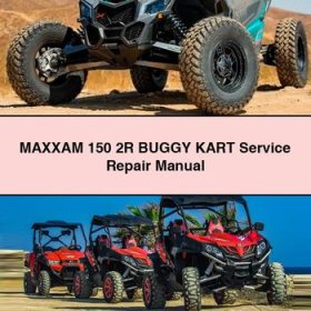 MAXXAM 150 2R BUGGY KART Service Repair Manual