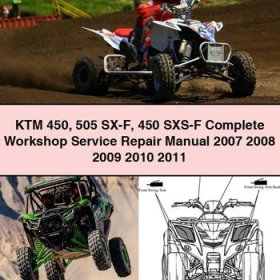KTM 450 505 SX-F 450 SXS-F Complete Workshop Service Repair Manual 2007 2008 2009 2010 2011