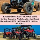 Kawasaki Mule 600 610 KAF400 Utility Vehicle Workshop Service Repair Manual 2005-2013 PDF