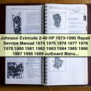 Johnson Evinrude 2-40 HP 1973-1990 Outboard Service Repair Manual
