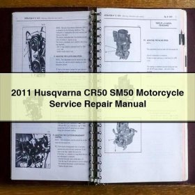 2011 Husqvarna CR50 SM50 Motorcycle Service Repair Manual