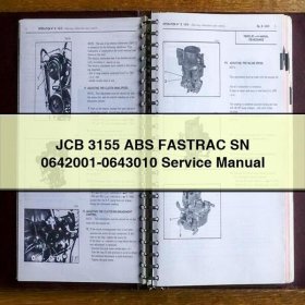 JCB 3155 ABS Fastrac SN 0642001-0643010 - Service- und Reparaturhandbuch