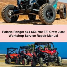 Polaris Ranger 4x4 6x6 700 EFI Crew 2009 Werkstatt-Handbuch PDF Download