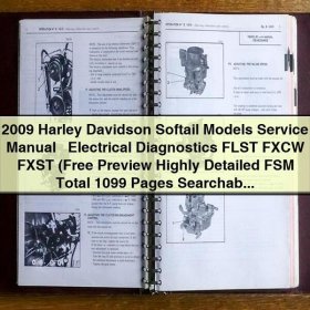 2009 Harley Davidson Softail Models Service Repair Manual + Electrical Diagnostics