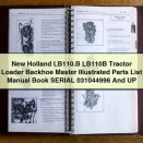 New Holland LB110.B Tractor Loader Backhoe Master Illustrated Parts List Manual