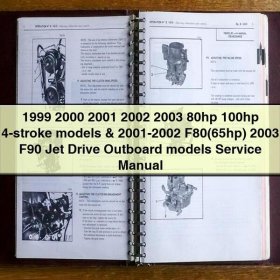 Outboard Service Repair Manual 1999-2003 (4-stroke models) & 2001-2003 (Jet Drive models)