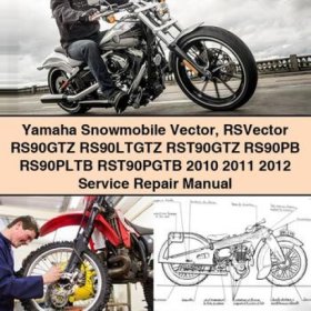 Yamaha Snowmobile Vector RS Series Service Repair Manual 2010-2012