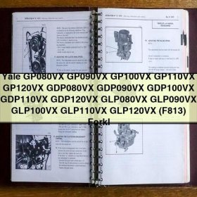 Yale GP080VX-GLP120VX Forklift Parts Manual