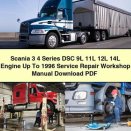 Scania 3 4 Series DSC 9L 11L 12L 14L Engine Up To 1996 Service Repair Workshop Manual