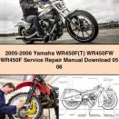 2005-2006 Yamaha WR450F(T) WR450FW WR450F Service Repair Manual 05 06