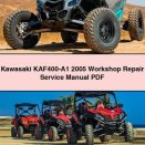 Kawasaki KAF400-A1 2005 Workshop Repair Service Manual