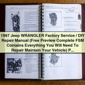 Jeep Wrangler 1997 Werkstatthandbuch (Kompletter FSM)