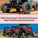 2009 Polaris Ranger 700 4X4 XP HD Service Repair Workshop Manual