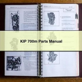KIP 700m Parts Manual