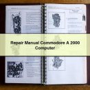 Repair Manual Commodore A 2000 Computer
