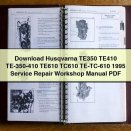 Husqvarna TE350 TE410 TE-350-410 TE610 TC610 TE-TC-610 1995 Service Repair Workshop Manual