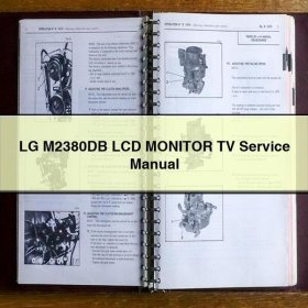 LG M2380DB LCD MONITOR TV Service Repair Manual