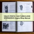 VOLVO PENTA 7.4GI 7.4GSI 8.2GSI STERNDRIVE Engine Shop Manual