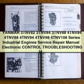 YANMAR 3TNV82-4TNV106 Series Industrial Engines Service Repair Manual & Electronic Control Troubleshooting Manual