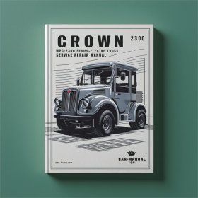 Wartungs- und Reparaturhandbuch für Crown WP2300 Elektrostapler